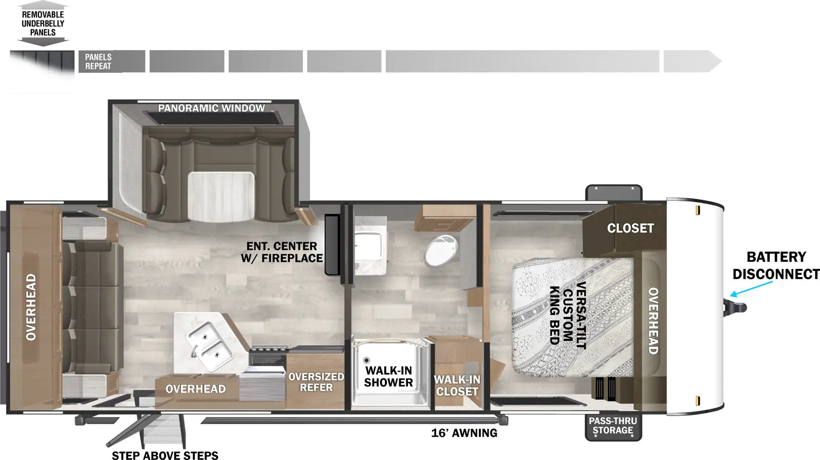 Cruise Lite 24RLXL Floorplan